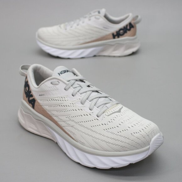 Hoka One One Ladies 8 Arahi 4 Nimbus Cloud Stability Running Shoes Gym Sneakers - Picture 1 of 12